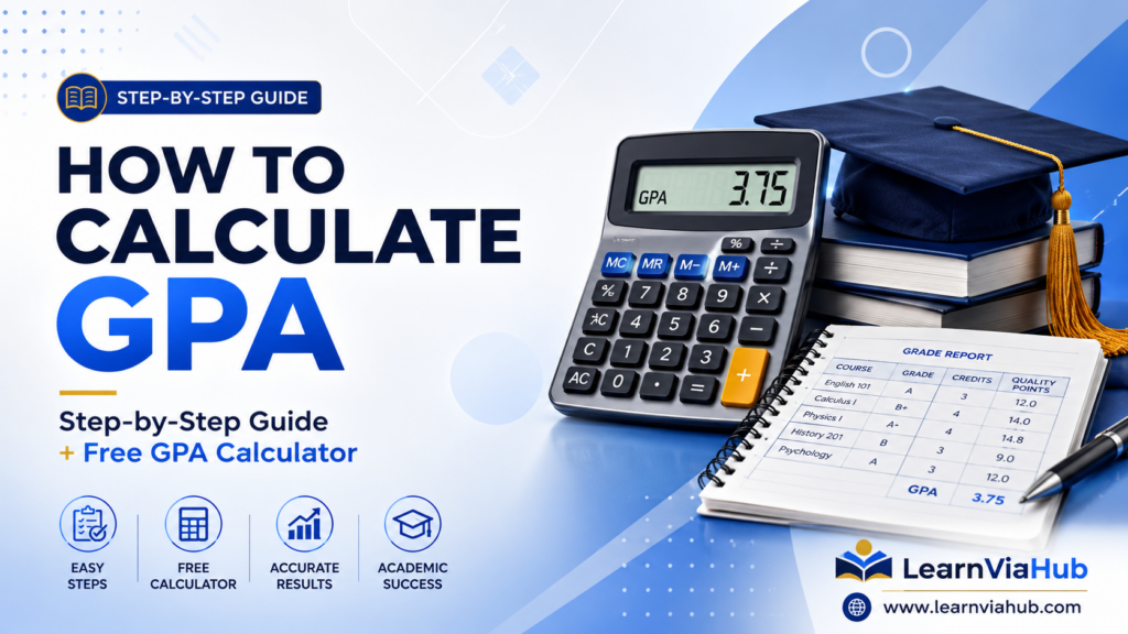 How to Calculate GPA (Step-by-Step Guide + Free GPA Calculator)