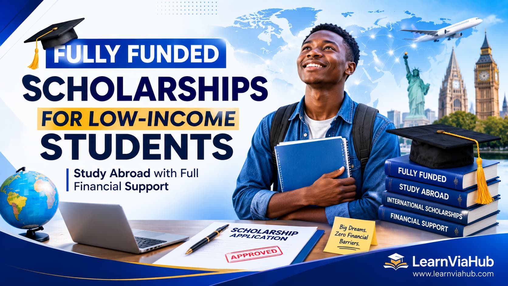 Fully Funded Scholarships for Low‑Income Students: Study Abroad with Full Financial Support
