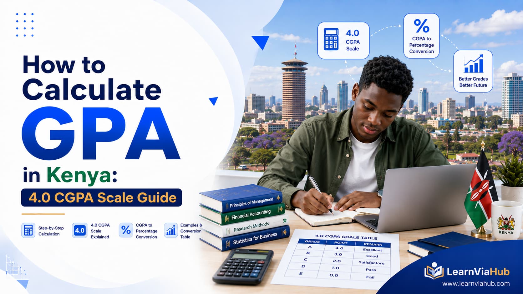 How to calculate GPA in Kenya using the 4.0 CGPA scale