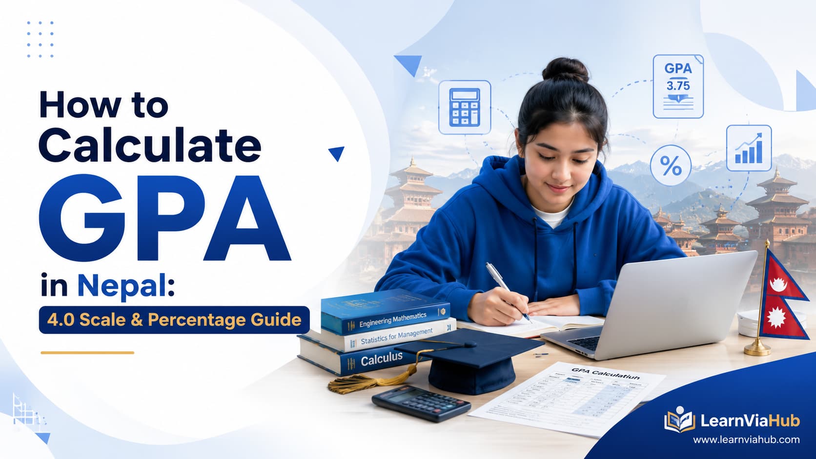 How to calculate GPA in Nepal using the 4.0 scale and percentage conversion guide