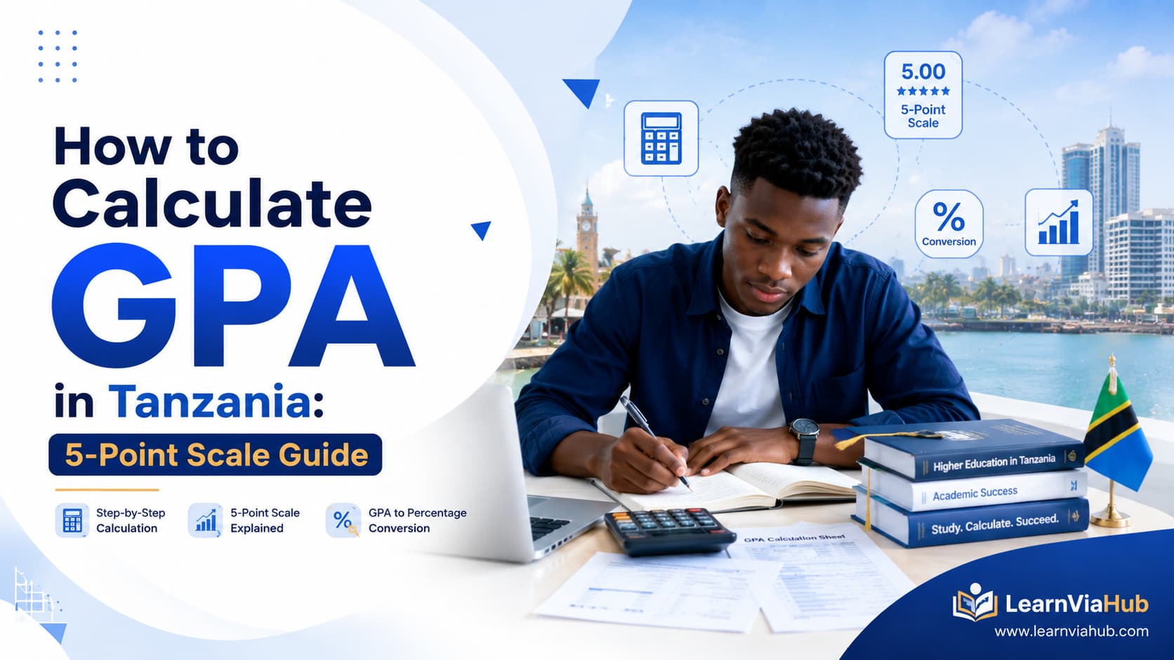 How to calculate GPA in Tanzania using the 5-point grading scale