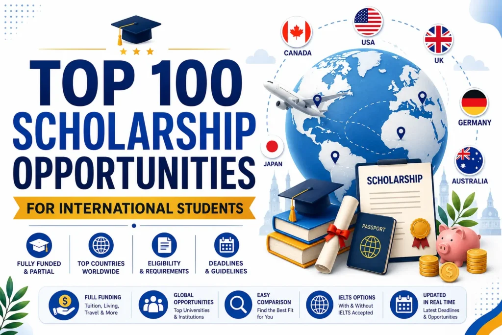 Scholarship Opportunities: 40 Fully Funded Scholarships for International Students (2027–2028)