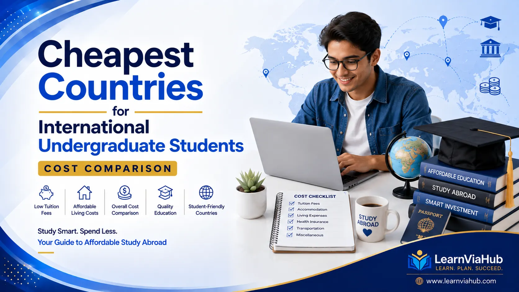 Cheapest countries for international undergraduate students: cost comparison