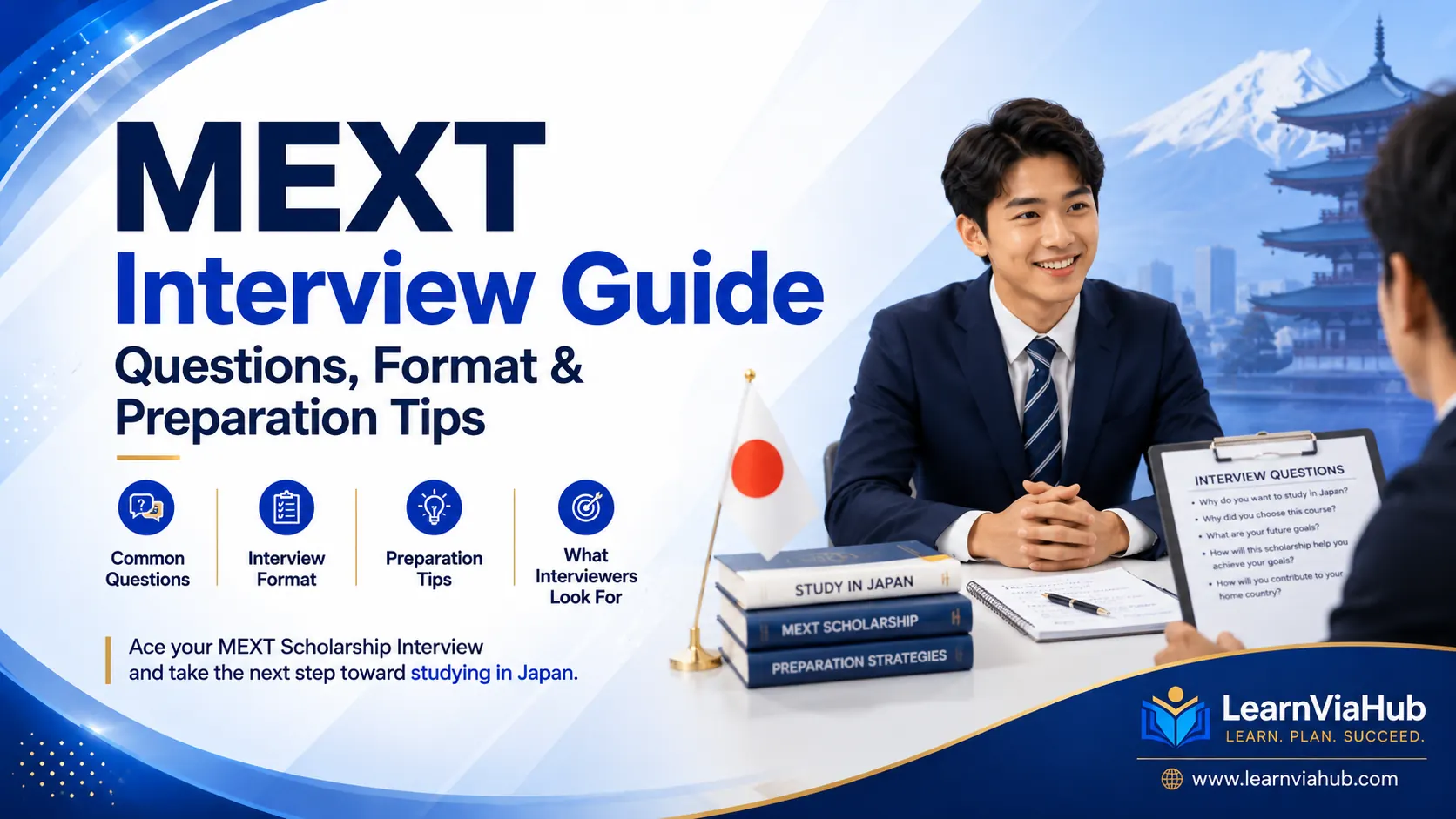 MEXT Scholarship interview guide: questions, interview format, and preparation tips