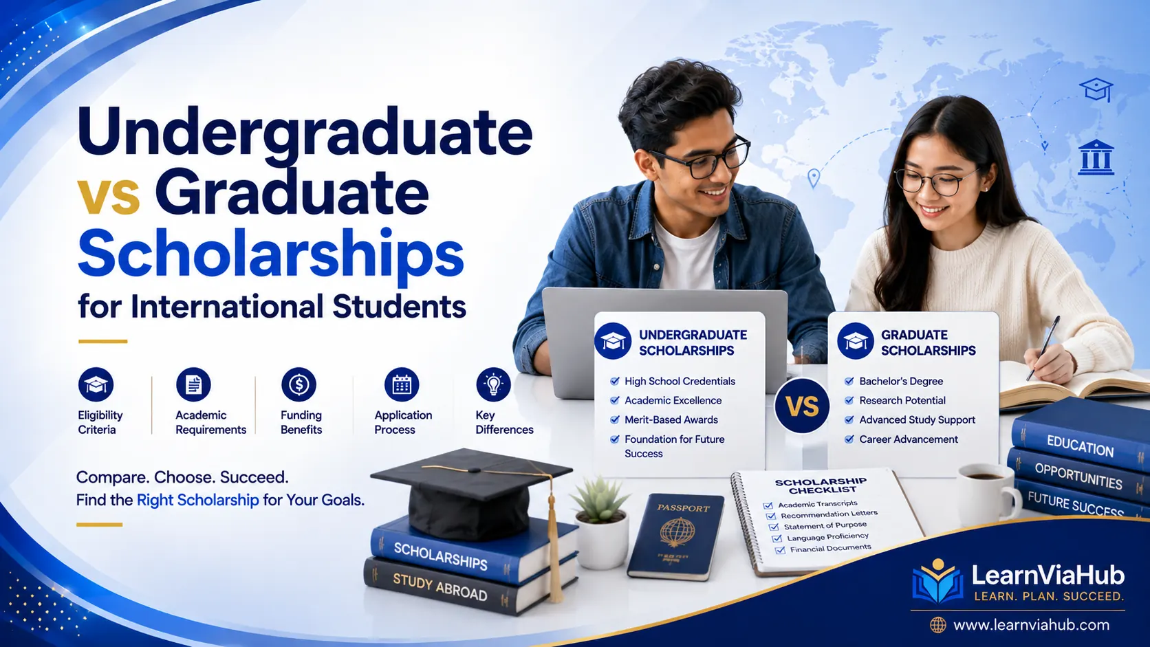 Undergraduate vs graduate scholarships for international students: eligibility, funding, and requirements