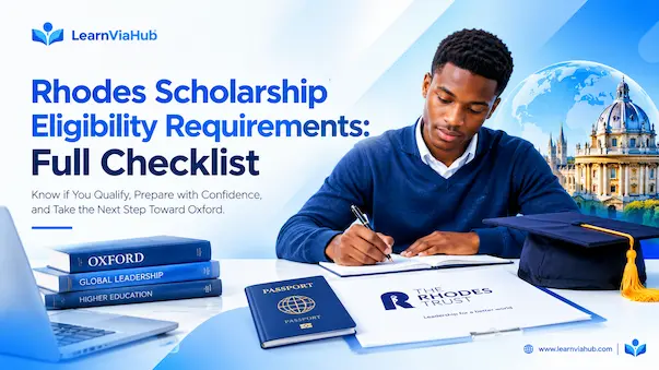 Rhodes Scholarship Eligibility Requirements