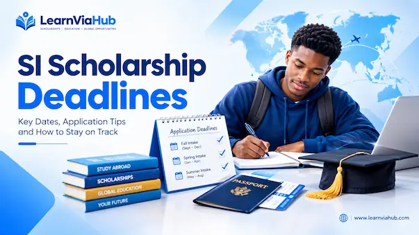 SI Scholarship Deadlines
