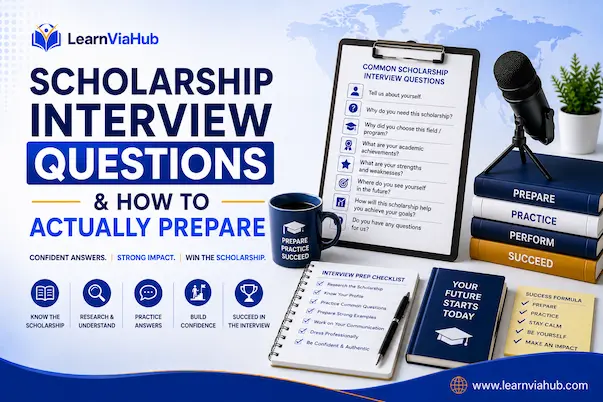 Scholarship Interview Questions & How to Actually Prepare